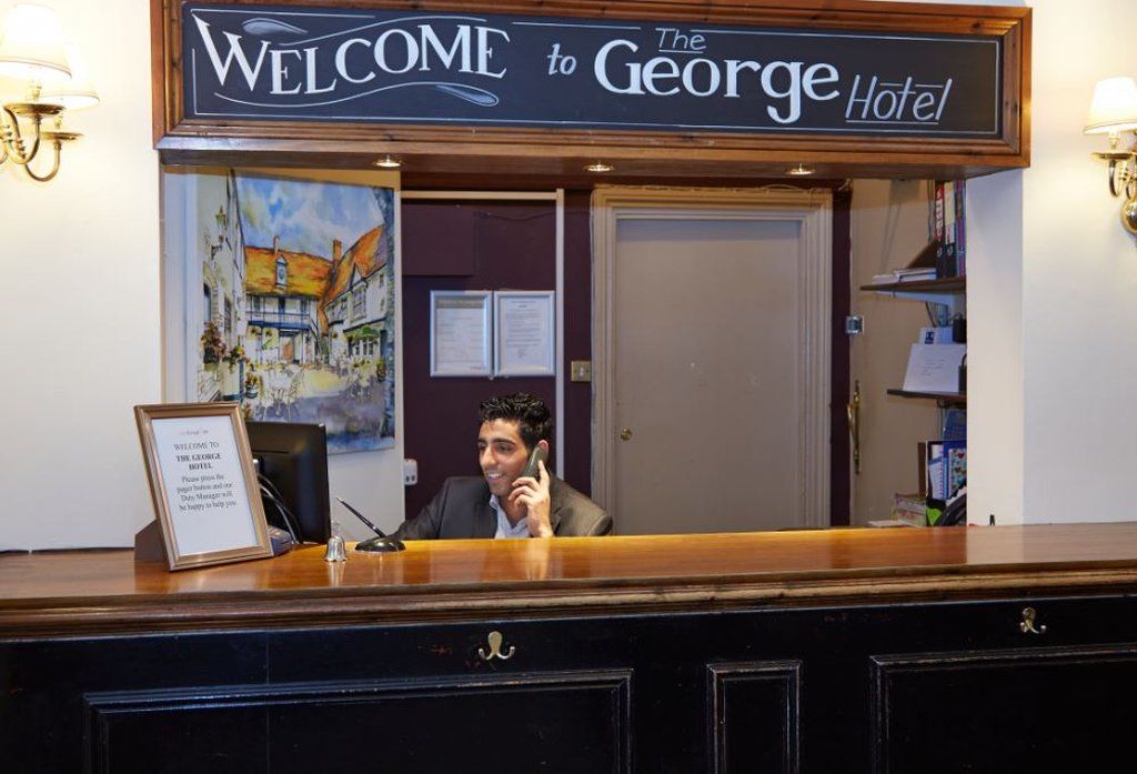 George Hotel By Greene King Inns هنتينجتون المظهر الخارجي الصورة